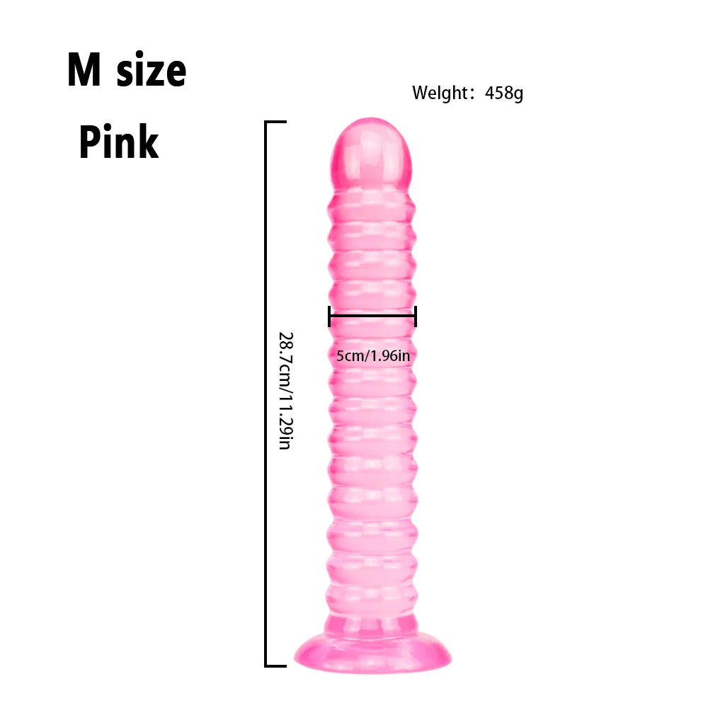 36cm Super Long Anal Plug Erotic Jelly Dildos Anal Beads Sex Toys Women Men Gay Couples Lesbian Sex Tools For Adults Masturbator