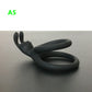 3PCS Durable Silicone Cock Rings Flash In The Night Lock Penis Ring Sex Toys For Men Male Delay Ejaculation Scrotum Lock Ring