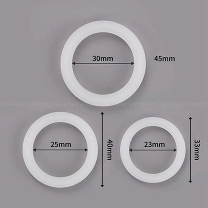 3PCS Durable Silicone Cock Rings Flash In The Night Lock Penis Ring Sex Toys For Men Male Delay Ejaculation Scrotum Lock Ring