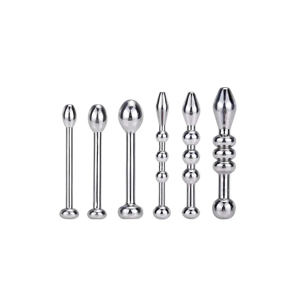 3PCS/Set Metal Urethral Catheter Penis Plug Insertion Urethra Sound Dilator Masturbator Horse Eye Stimulator Sex Product for men