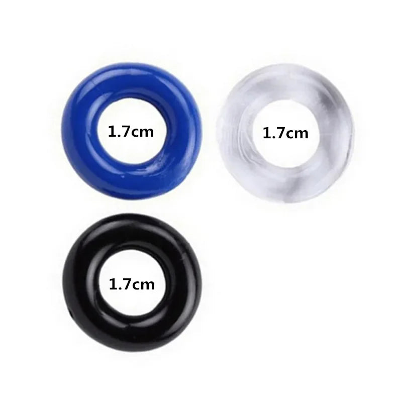 3PCS Silicone Multifunction Penis Ring Cock Ring For Men Male Ejaculation Delay Ejaculation Long Lasting Cockring For Beginner