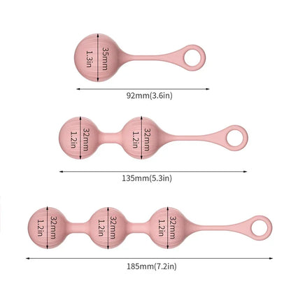 3Pcs Butt Plug Sex Toys For Women Men Silicone Small Anal Beads Balls G-Spot Stimulating Sexy Tool Intimate Goods Massage Erotic