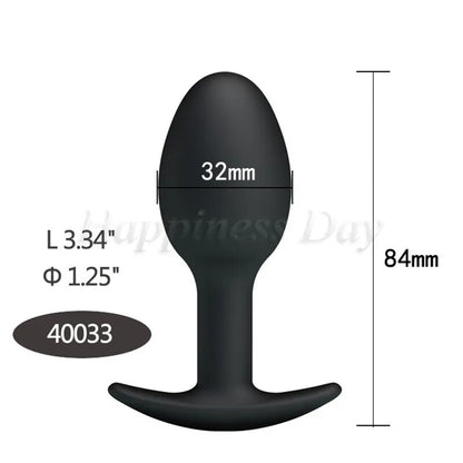 3Size Anal Plug Inside Metal Ball Erotic Anal Beads Butt Plug Prostate Massager Anus Dildo Muscles Trainer Sex Toy For Women Men