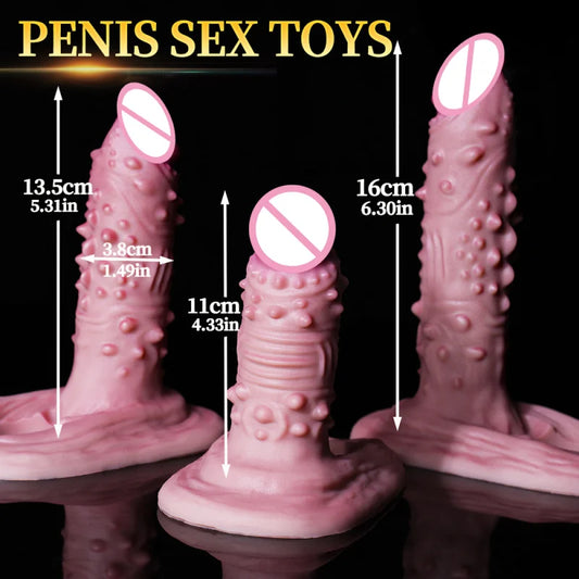 3Sizes Realistic Penis Cover Reusable Silicone Condom Cock Extension Sex Toys Artificial Dick Enlargement/Extender Penis Sleeve