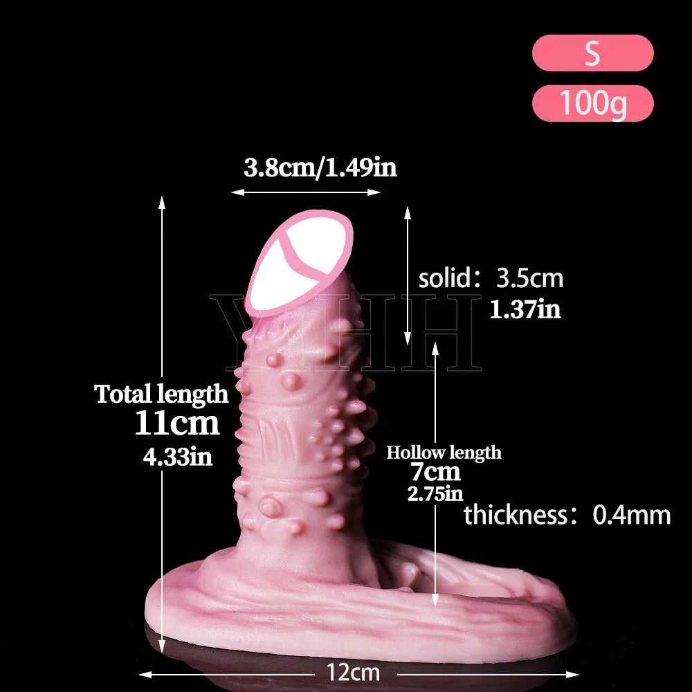 3Sizes Realistic Penis Cover Reusable Silicone Condom Cock Extension Sex Toys Artificial Dick Enlargement/Extender Penis Sleeve