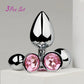 3pcs Beads Crystal Jewelry Anal Plug