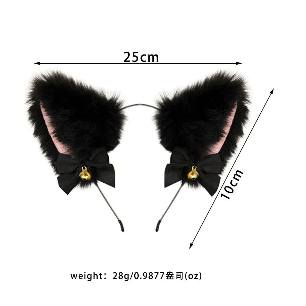 3/4pcs Cosplay Animal Ear Tail Fox Anal Plug