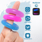 3pcs Luminous Silicone Penis Rings Penis Enhancer Delay Ejaculation Peni Trainer for Men Masturbation SexToys Male Adult Product