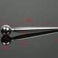 4*96MM medical Stainless steel New hand Vibrating penis plug albert prince wand urethral probe sex toys A909