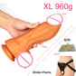 4 Sizes Huge Dildo Realistic Penis Sexy Toys For Women Masturbator Soft Big Dildo Anal Plug With Suction Cup Adult Sex Products