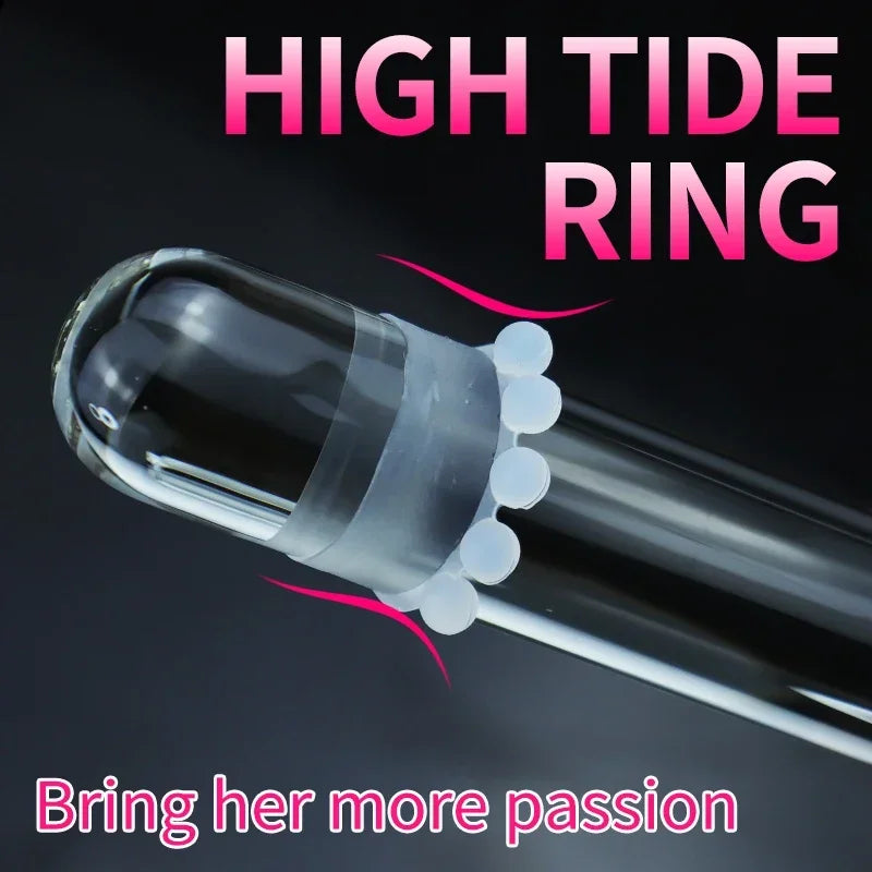 4 Sizes Penis Ring Bead Cock Rings Male Delay Ejaculation G-point Clitoral Stimulate Cockrings Sex Toys for Men Adults