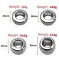 4 size Heavy stainless steel Testicle Stretchers Scrotum penis cock ring metal Locking pendant Ball Weight for CBT male sex toy