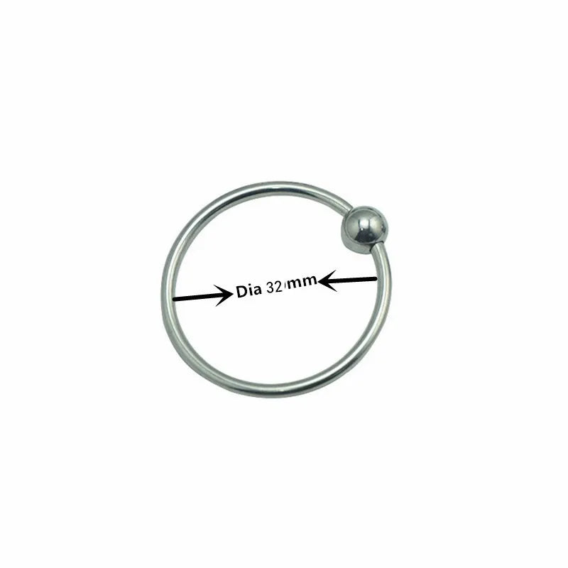 4 types for choose stainless steel Head Glans with Pressure Joy ball erection BDSM Bondage penis cock ring male sex toy for men