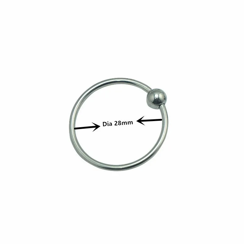 4 types for choose stainless steel Head Glans with Pressure Joy ball erection BDSM Bondage penis cock ring male sex toy for men