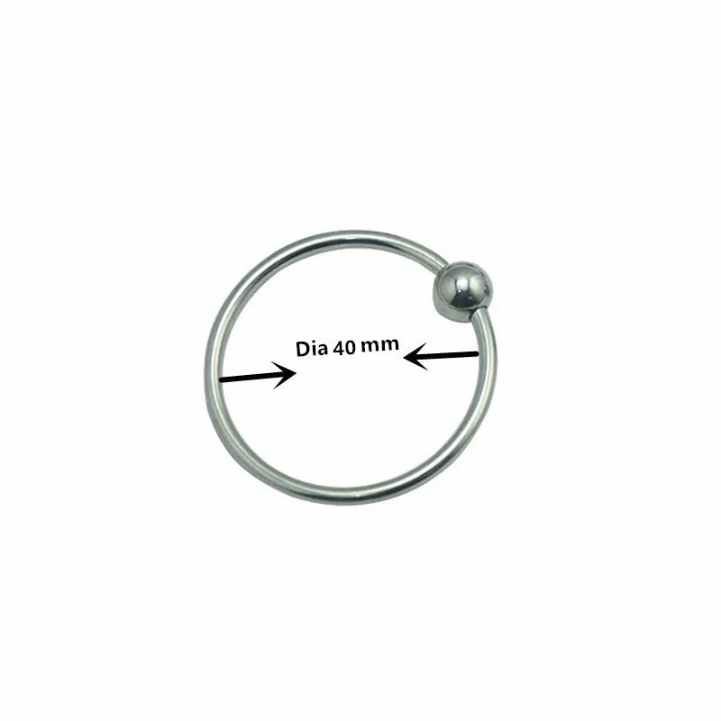 4 types for choose stainless steel Head Glans with Pressure Joy ball erection BDSM Bondage penis cock ring male sex toy for men