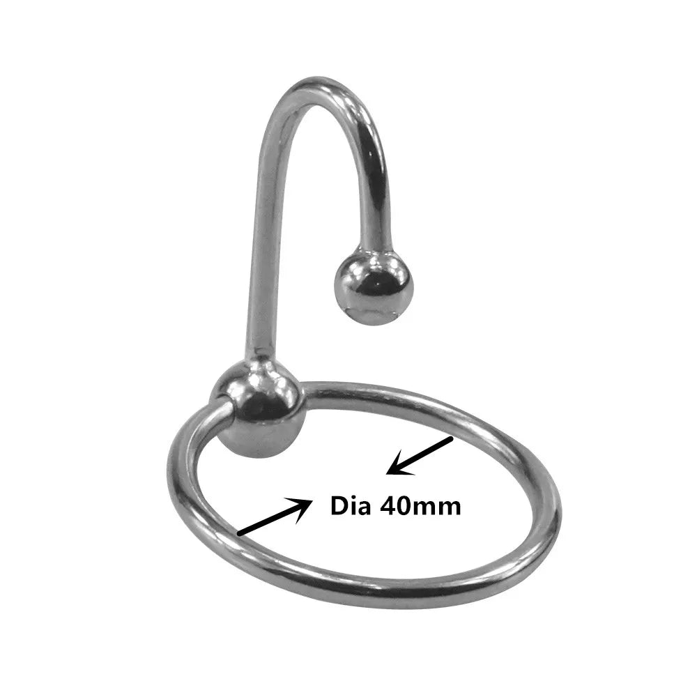 4 types for choose stainless steel Head Glans with Pressure Joy ball erection BDSM Bondage penis cock ring male sex toy for men
