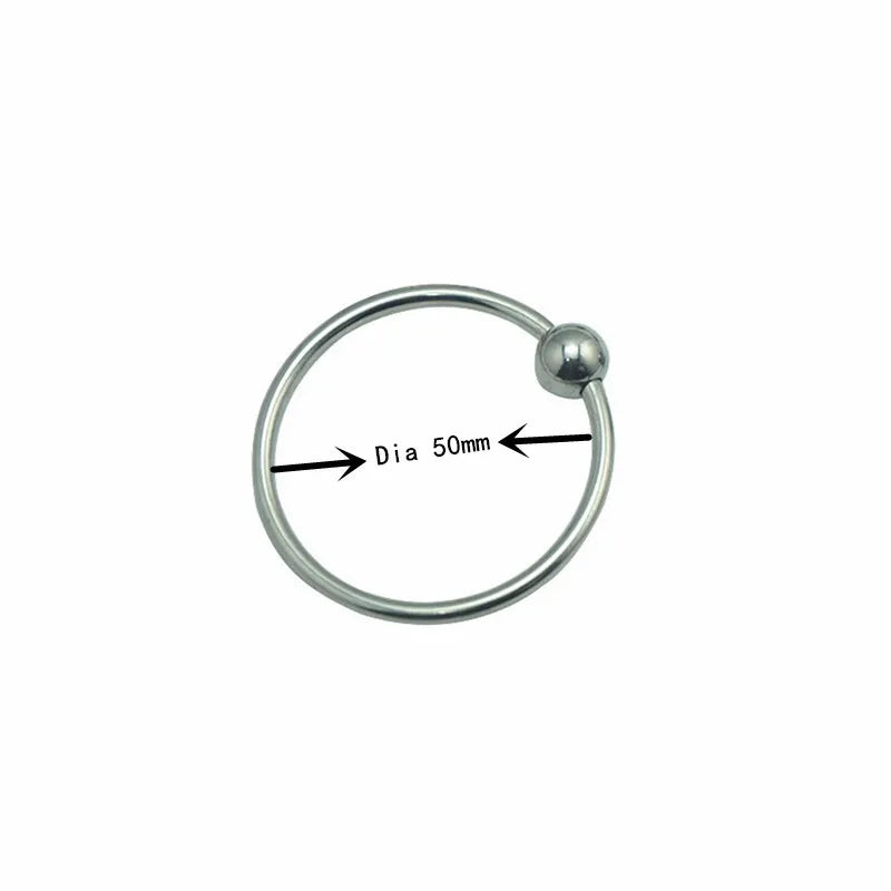4 types for choose stainless steel Head Glans with Pressure Joy ball erection BDSM Bondage penis cock ring male sex toy for men