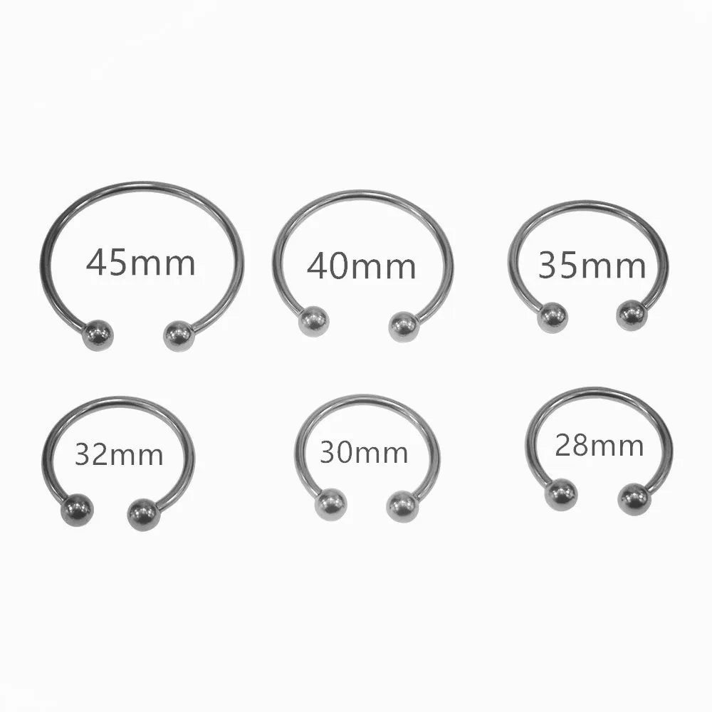 4 types for choose stainless steel Head Glans with Pressure Joy ball erection BDSM Bondage penis cock ring male sex toy for men