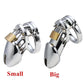 40/45/50mm Male Chastity Device Cock Cage Dildo Penis Ring New Lock BDSM Bondage Adult Erotic Products Sex Toys for Men Couples