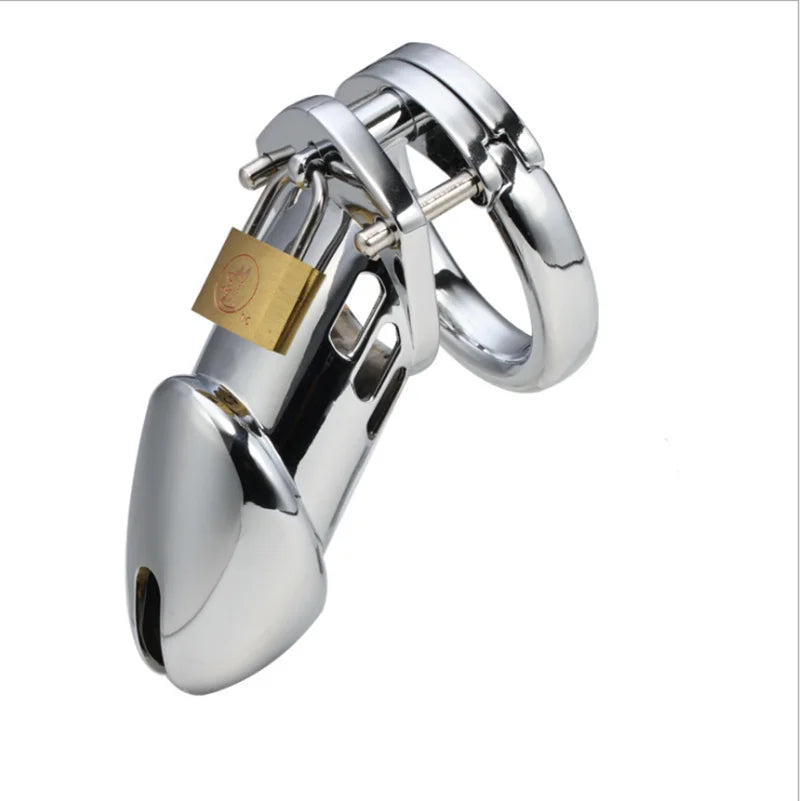 40/45/50mm Male Chastity Device Cock Cage Dildo Penis Ring New Lock BDSM Bondage Adult Erotic Products Sex Toys for Men Couples