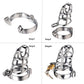 40/45/50mm for choose Bird Cage Chastity Device CB6000 metal cock BDSM bondage penis ring lock restraint male sex toys for men