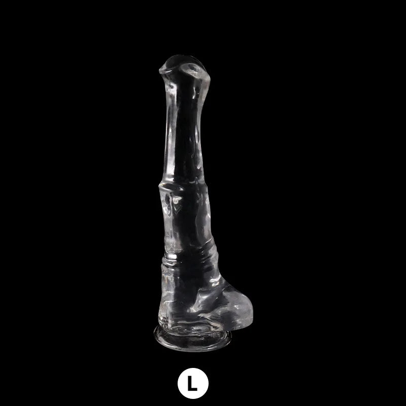 40.5cm Huge Transparent Horse Dildo Big Penis Suction Cup Big Dick Sex Tools Adults 18+ Sex Toys for Woman Female Masturbation