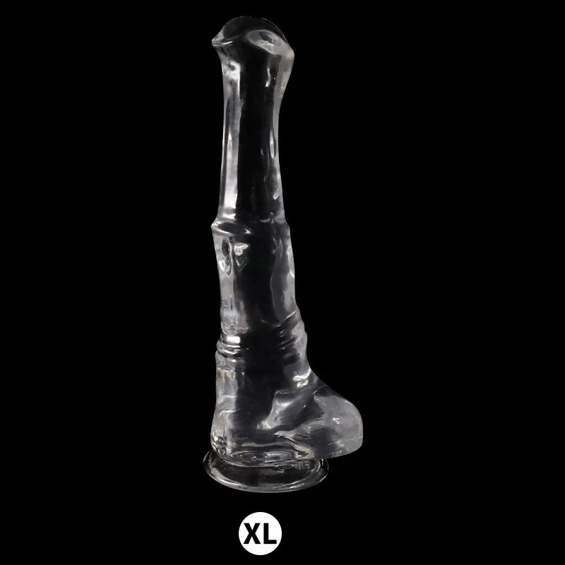 40.5cm Huge Transparent Horse Dildo Big Penis Suction Cup Big Dick Sex Tools Adults 18+ Sex Toys for Woman Female Masturbation