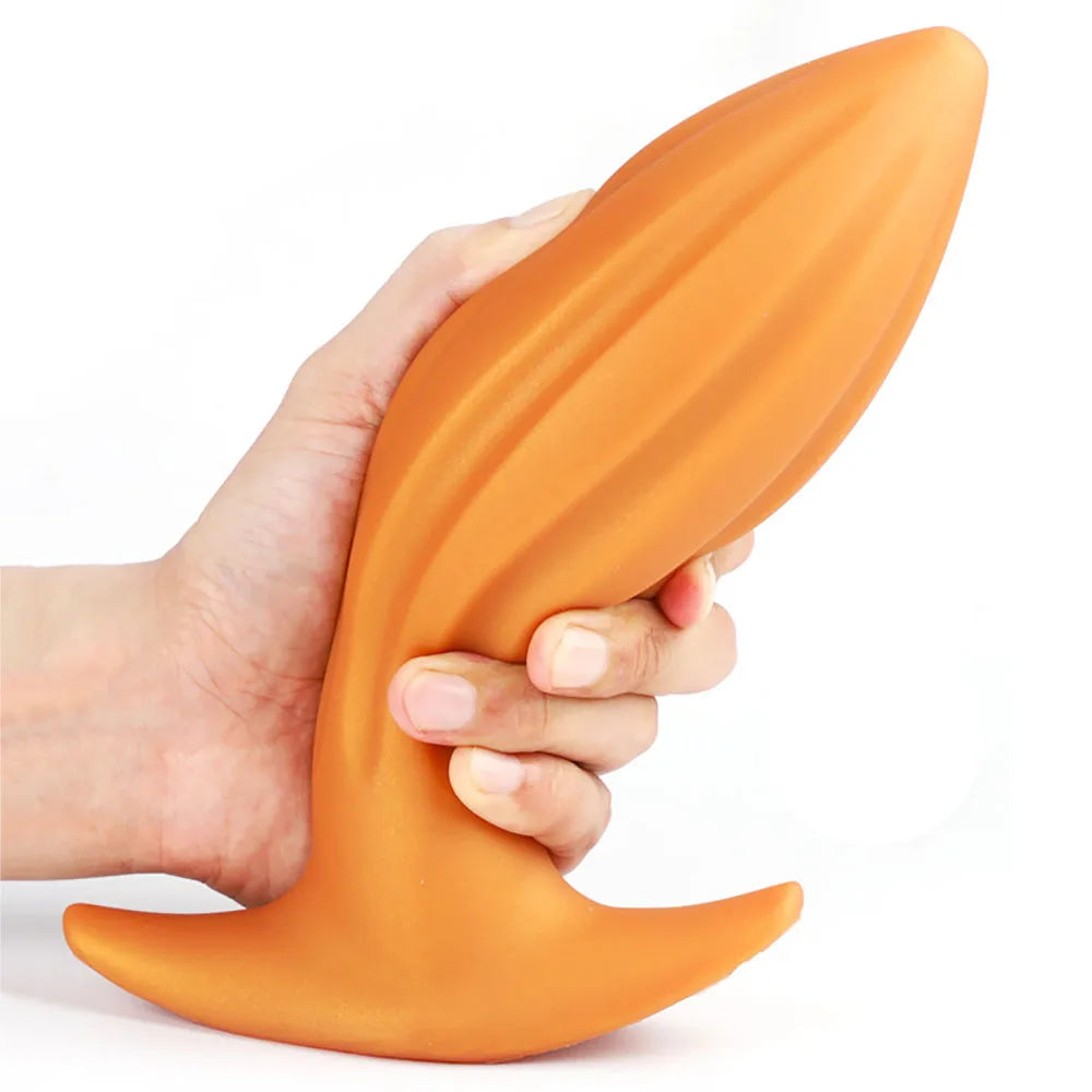 40-80mm Huge Anal Plug Liquid Silicone Soft Butt Plug Sex Toys for Women Men Prostate Massage Wearable Anal Plug Adult Toy