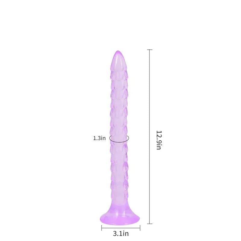 43/33CM Extral Long Anal Plug Dragon Scales Anal Beads with Suction Cup Prostate Massager Buttplug  Long Dildos Anus Sex Toys