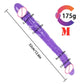 44cm Soft Jelly Dildo Double Long Realistic Dildos Cock Lesbian Vaginal Anal Plug Flexible Fake Penis For Women Dildos Sex Toys