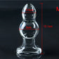 45-70mm Super Big Gourd Glass Anal Plug Prostate Massage Anal Ball Huge Glass Butt Plug Dilatador Anal Sex Toys For Couples