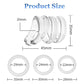 4PCS/Set Foreskin Correction Ring Reusable Penis Rings Delay Ejaculation Breathable Cock Ring Sex Toys for Men New Cockrings