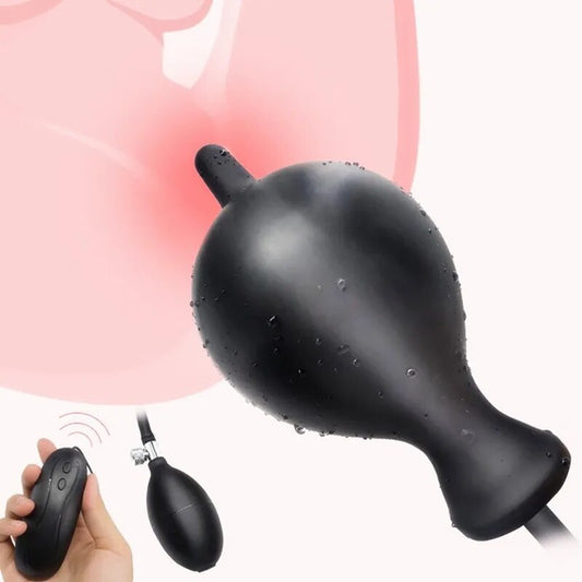 4Size Super Big Inflatable Anal Plug Dildo Pump Anal Dilator Expandable Vibrator Butt Plug Anal Balls Sex Toy Vagina Masturbator