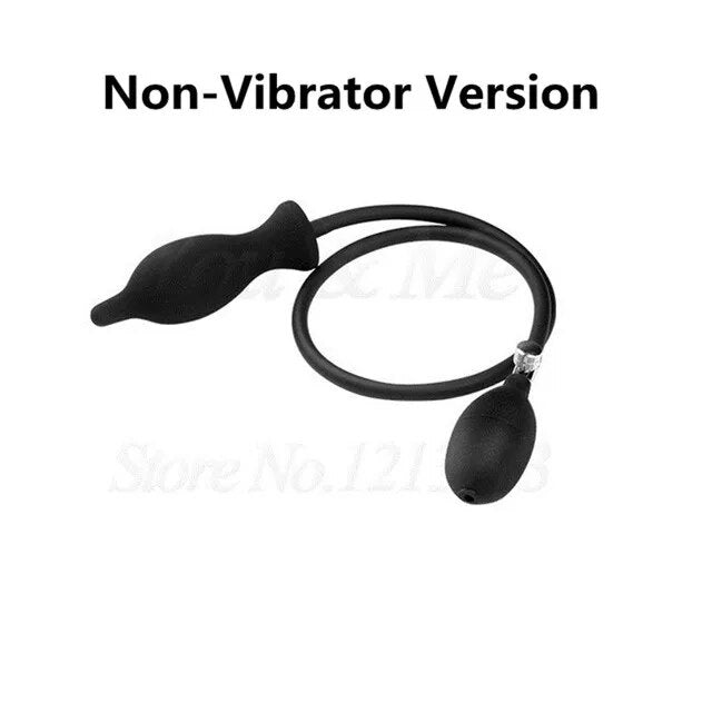 4Size Super Big Inflatable Anal Plug Dildo Pump Anal Dilator Expandable Vibrator Butt Plug Anal Balls Sex Toy Vagina Masturbator