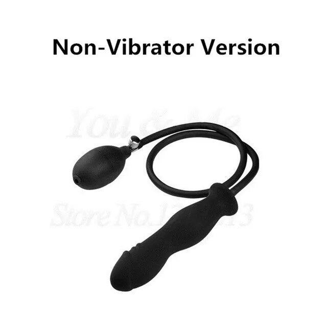 4Size Super Big Inflatable Anal Plug Dildo Pump Anal Dilator Expandable Vibrator Butt Plug Anal Balls Sex Toy Vagina Masturbator