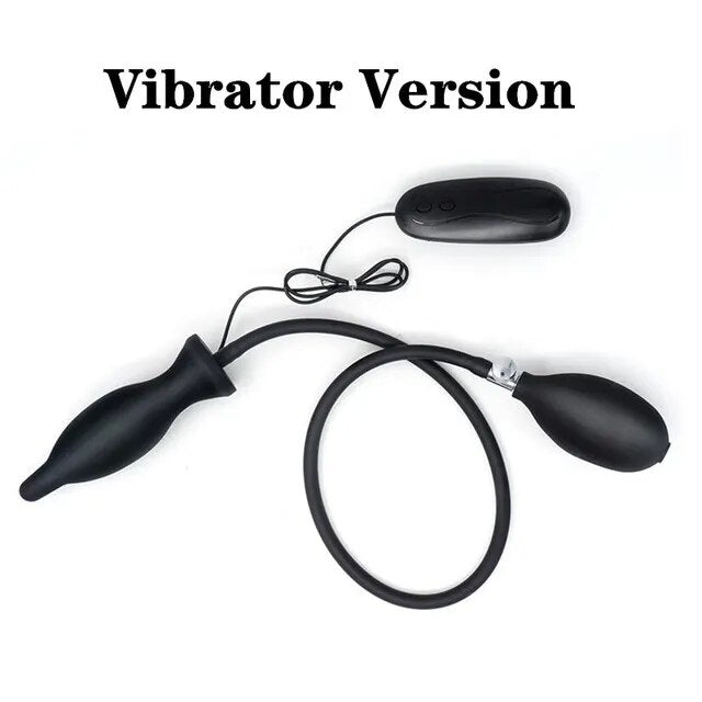 4Size Super Big Inflatable Anal Plug Dildo Pump Anal Dilator Expandable Vibrator Butt Plug Anal Balls Sex Toy Vagina Masturbator