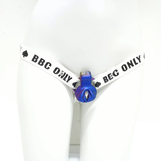 BBC ONLY Chastity Cage Anti-off Device Elastic Band Adjustable Auxiliary Belt