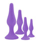 4pcs Set Silicone Butt Plug Anal Dilator Prostate Massager Adult Game Stimulation Anus G Spot Massage Dildo BDSM Sex Toy For Man