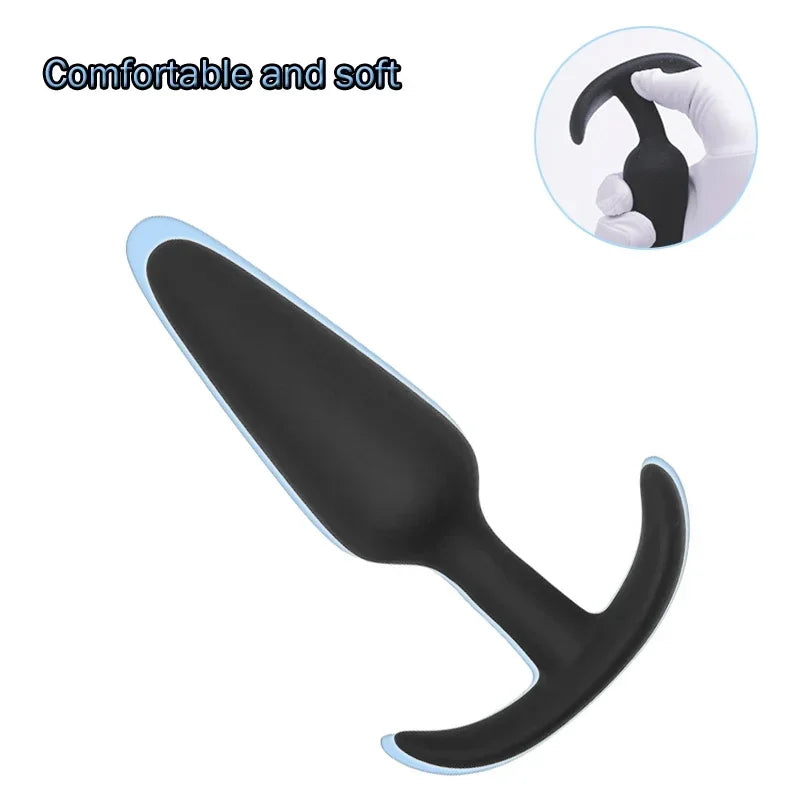 4pcs/set Beginner Butt Plug for Men Silicone Anal Plug Prostate Massager Bullet Vibrator Adult Goods Sex Toy for Men Women