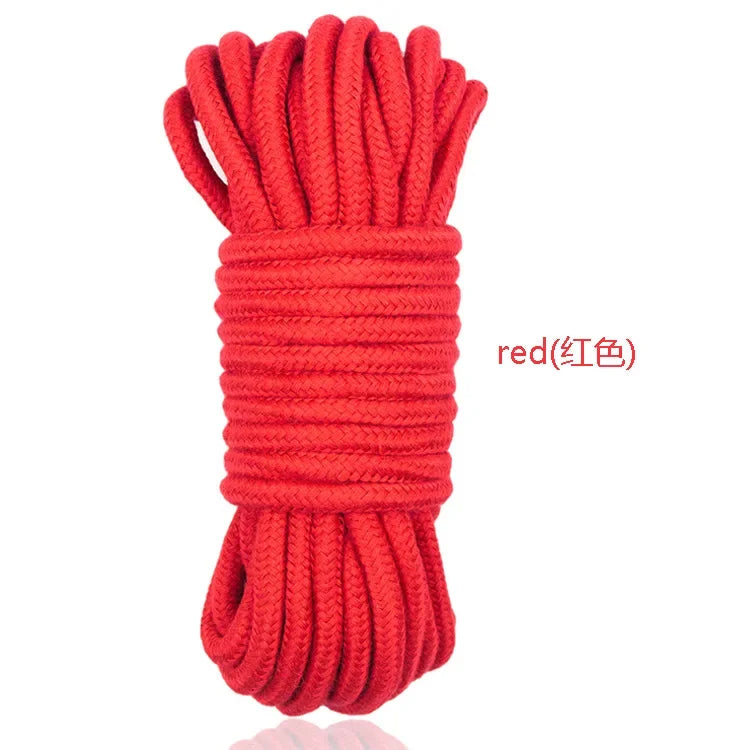 5/10m Soft Cotton Rope Couple Sex Aid Belt Rope Restraint Slaves Bondage Exotic Swing Roleplay Straps for Couple Women Man