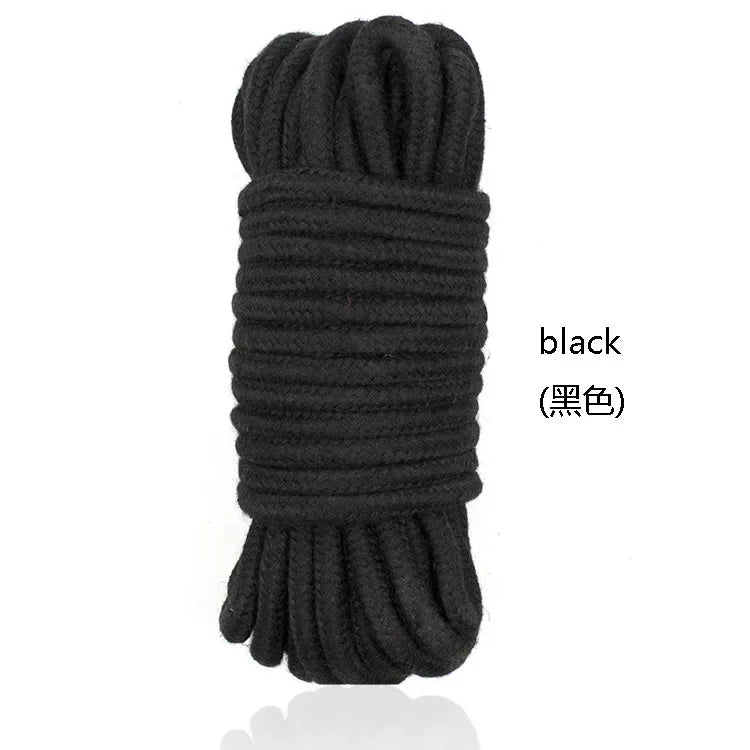 5/10m Soft Cotton Rope Couple Sex Aid Belt Rope Restraint Slaves Bondage Exotic Swing Roleplay Straps for Couple Women Man