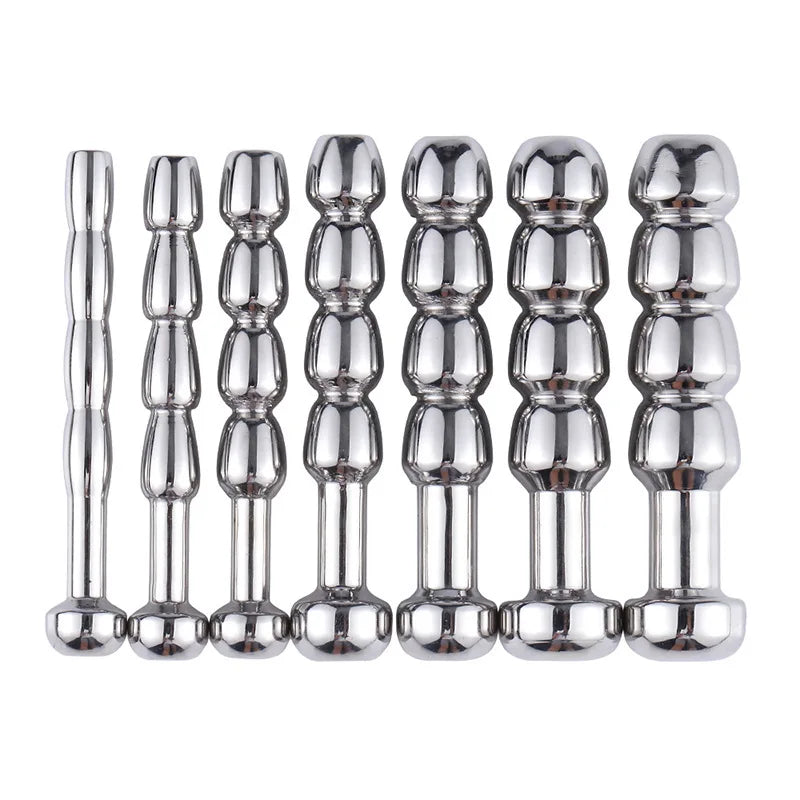 5-11mm Stainless Steel Urethral Sound Penis Inserts Stimulation Dilator Chastity Catheter Penis Plug Male Masturbator Sex Toys