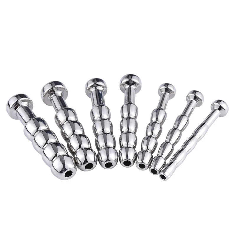 5-11mm Stainless Steel Urethral Sound Penis Inserts Stimulation Dilator Chastity Catheter Penis Plug Male Masturbator Sex Toys