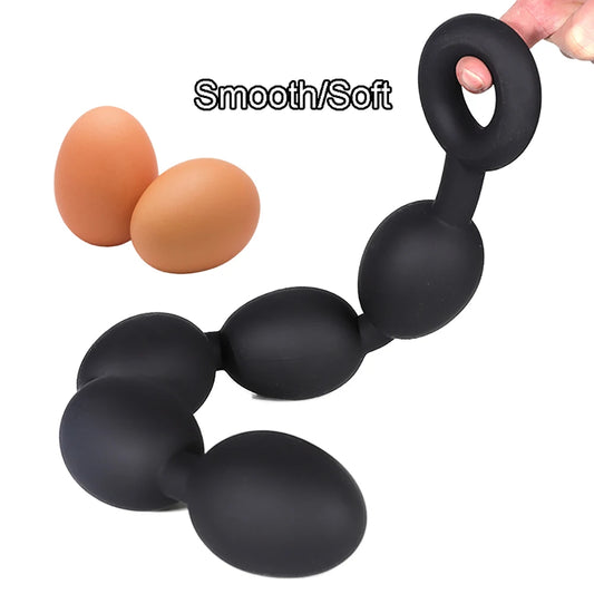 5/6/7 Beads Anal Plug Long Butt Plug Soft Silicone Anal Balls Sex Toys For Women Men Prostate Massage Butplug Sex Shop