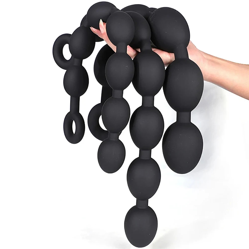 5/6/7 Beads Anal Plug Long Butt Plug Soft Silicone Anal Balls Sex Toys For Women Men Prostate Massage Butplug Sex Shop