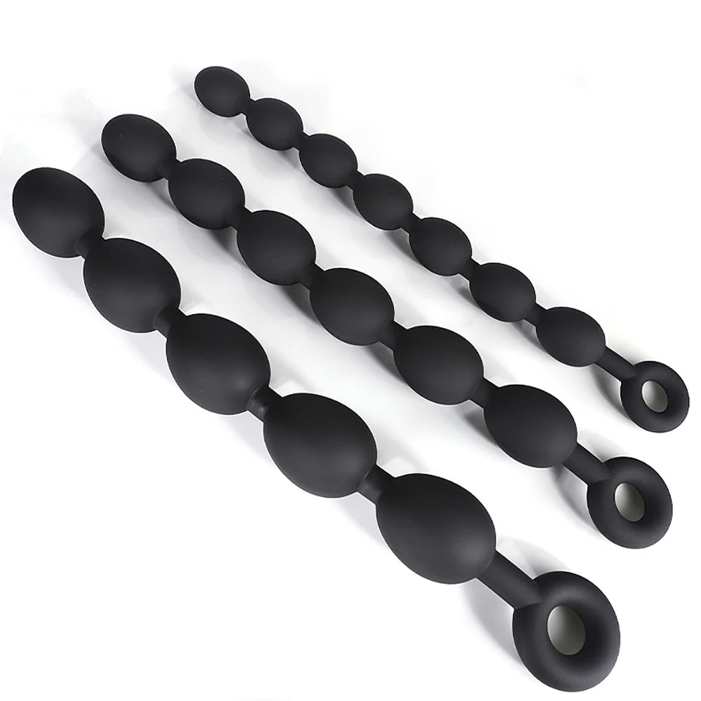 5/6/7 Beads Anal Plug Long Butt Plug Soft Silicone Anal Balls Sex Toys For Women Men Prostate Massage Butplug Sex Shop