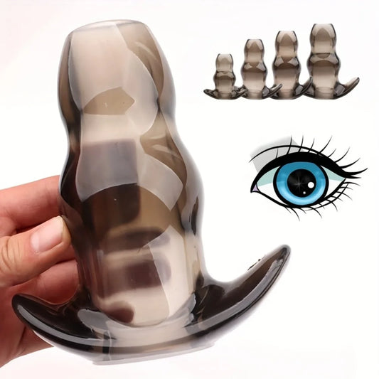 5 Size Hollow Anal Plug Sex Toy Butt Plug Masturbator Anus Prostate Dilator Stimulation Massager for Men Women Adult Games