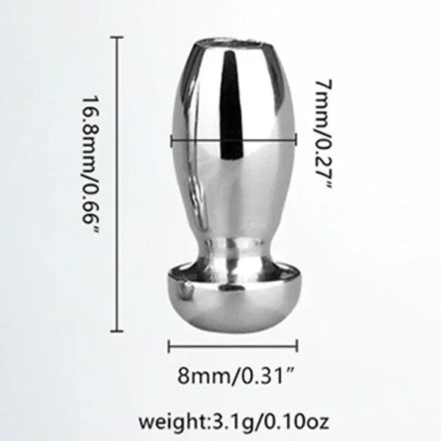 5 Size Male Urethral Dilator Penis Plug Metal Hollow Urethral Catheter Sounding Stimulation Adult Products Sex Toys For Men 18+