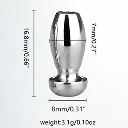 5 Size Male Urethral Dilator Penis Plug Metal Hollow Urethral Catheter Sounding Stimulation Adult Products Sex Toys For Men 18+