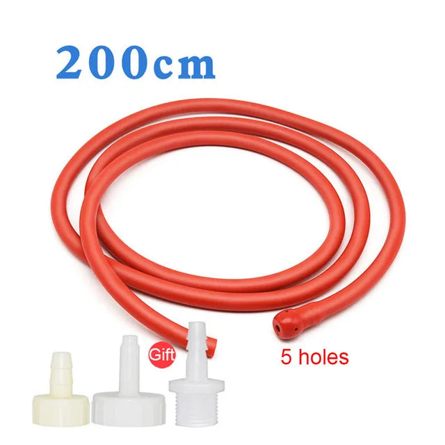 50 to 200cm Long douche silicone enema syringe shower cleaning head anal beads butt plug nozzle tip tool faucet attachment gay